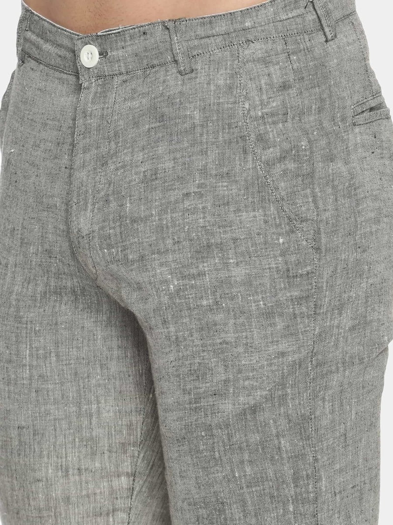 Buy Black Colour Slim Fit Hemp Shorts | Shop Verified Sustainable Mens Shorts on Brown Living™