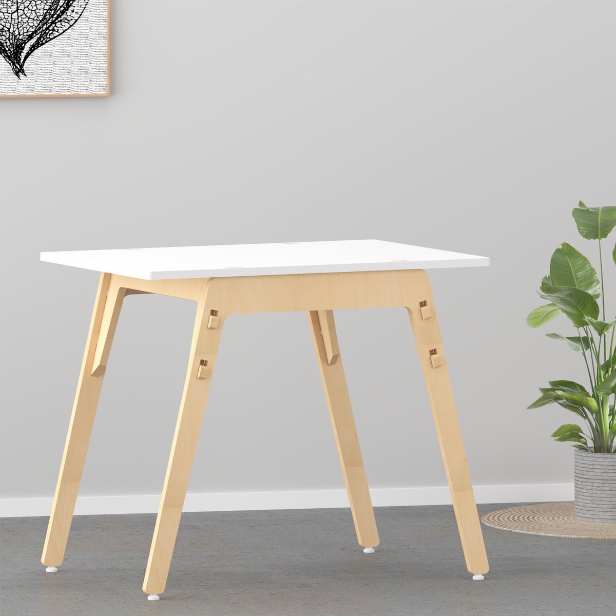 Black Kiwi | Wooden Table | Verified Sustainable by Brown Living™