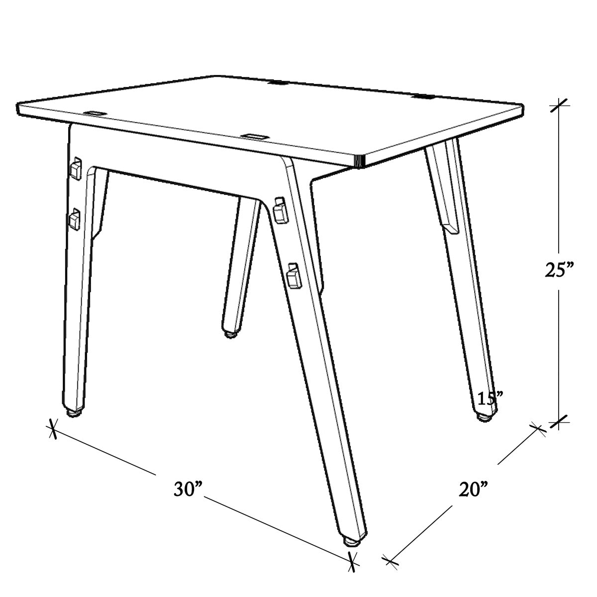 Black Kiwi | Wooden Table | Verified Sustainable by Brown Living™