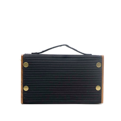 Black Sea Box Clutch | Verified Sustainable by Brown Living™