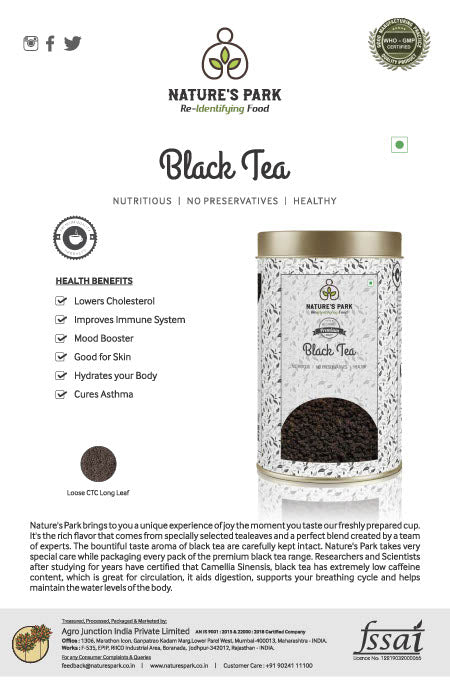 Black Tea Can (150 g) | Verified Sustainable by Brown Living™