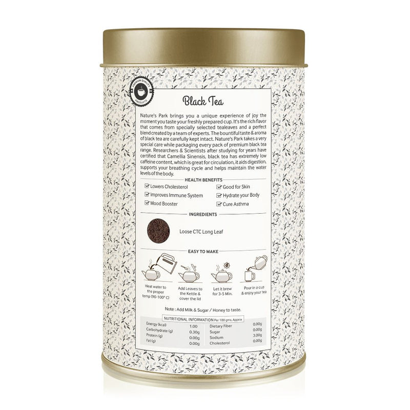 Buy Black Tea Can (150 g) | Shop Verified Sustainable Tea on Brown Living™