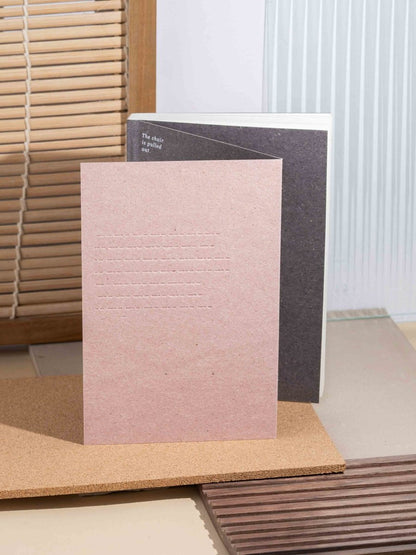 Blank Notebook - A5 | 300 gsm blended banana fibre paper | Verified Sustainable by Brown Living™