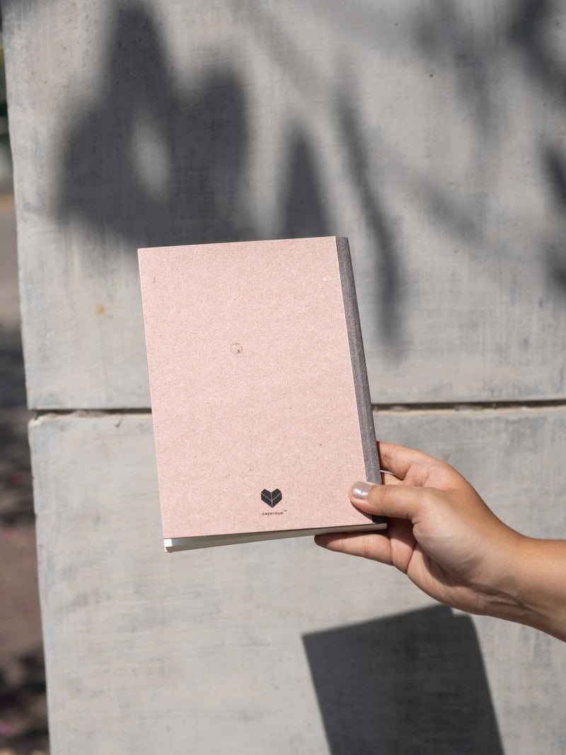 Buy Blank Notebook - A5 | 300 gsm blended banana fibre paper | Shop Verified Sustainable Notebooks & Notepads on Brown Living™
