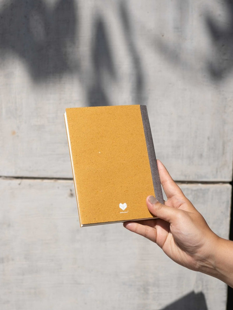 Buy Blank Notebook - B6 | 300 gsm blended banana fibre paper | Shop Verified Sustainable Notebooks & Notepads on Brown Living™