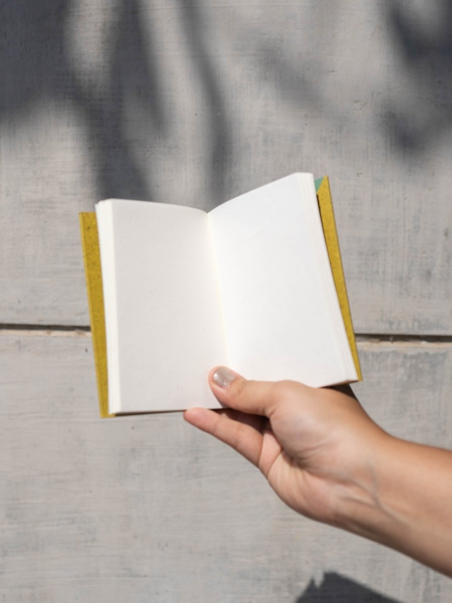 Blank Notebook - B7 | 300 gsm blended banana fibre paper | Verified Sustainable by Brown Living™