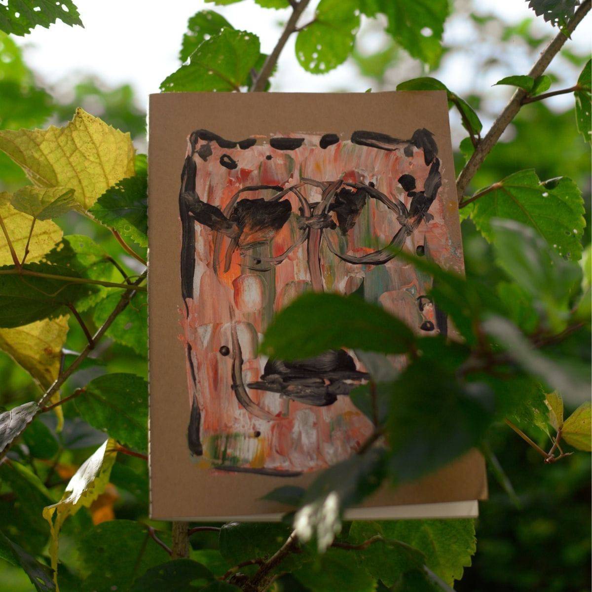 Blob Hand - Painted Notebook | Verified Sustainable by Brown Living™