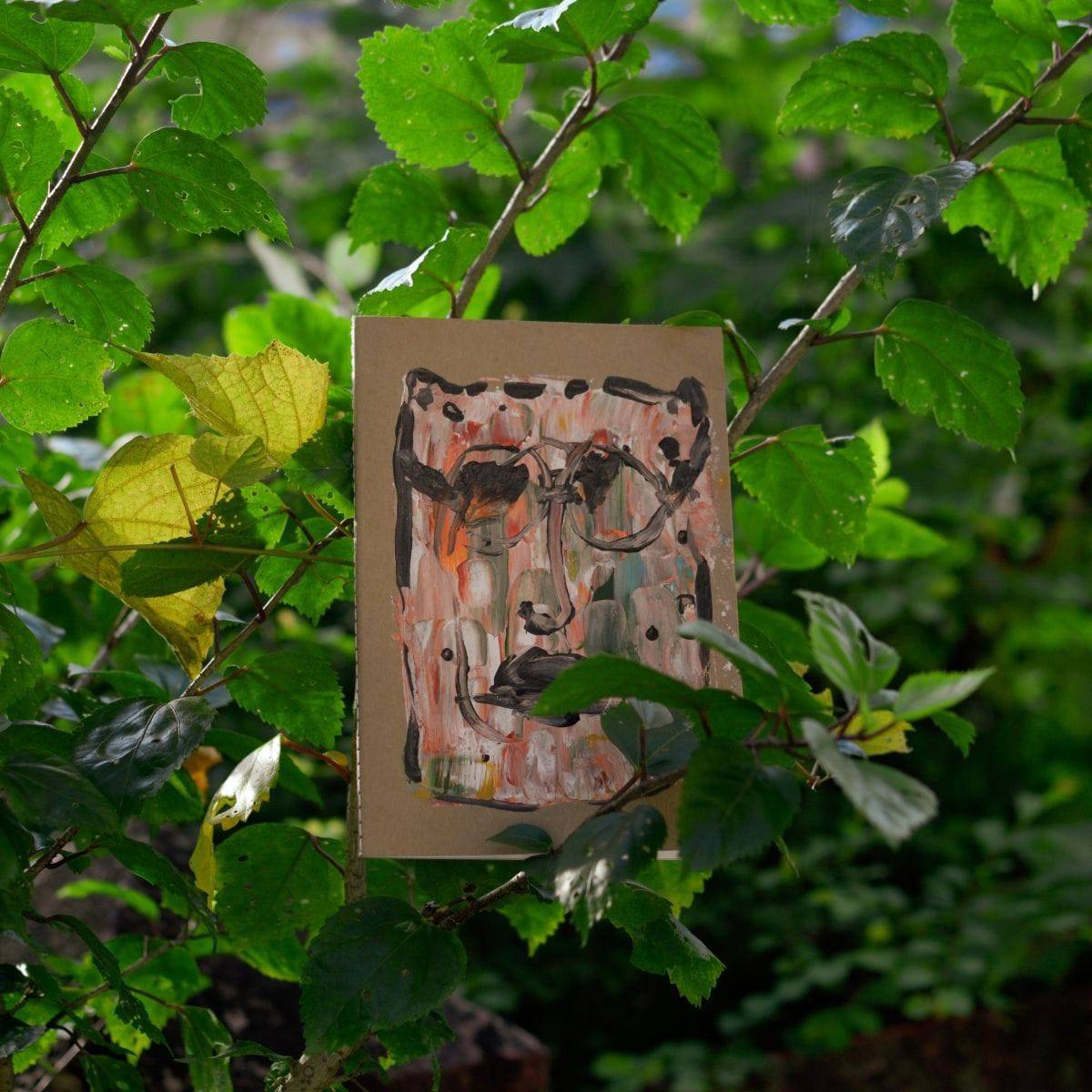 Blob Hand - Painted Notebook | Verified Sustainable by Brown Living™