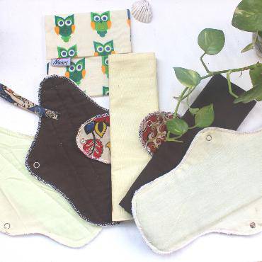 Bloom Reusable Sanitary Pads - Period Kit | Verified Sustainable by Brown Living™