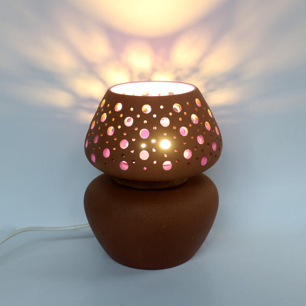 Buy BLOOM 'Shortie' Terracotta Table Light | Shop Verified Sustainable Products on Brown Living