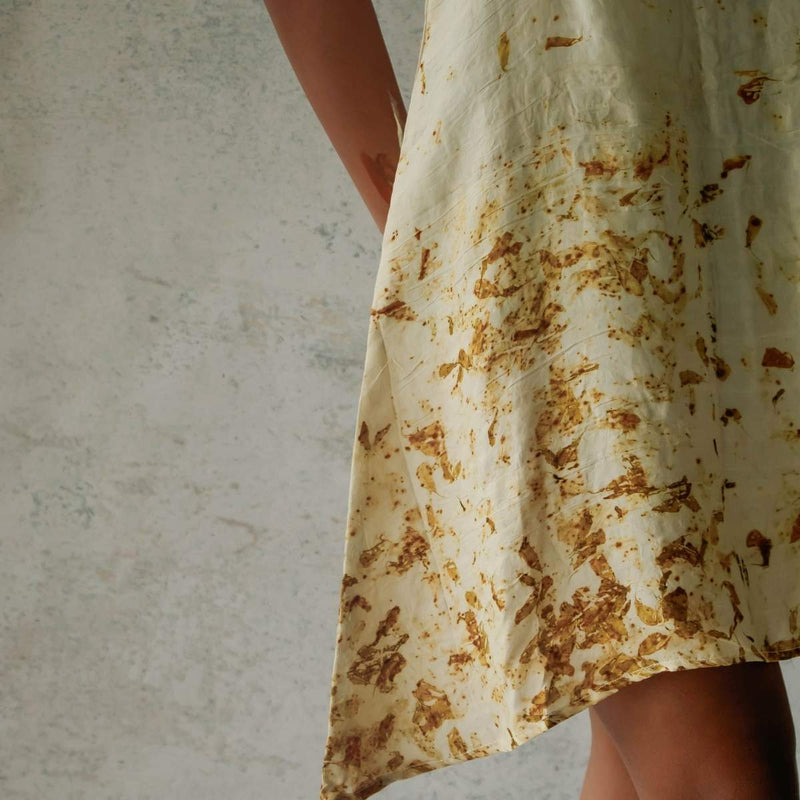 Buy Blooms Of Fall | Short Slip Dress | Shop Verified Sustainable Womens dress on Brown Living™