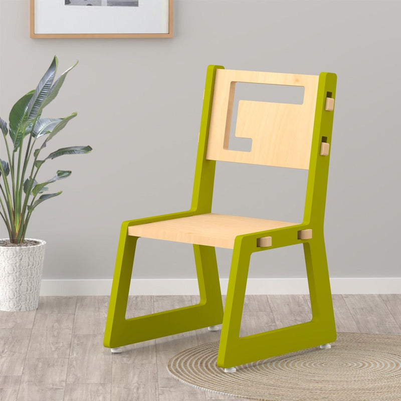 Buy Blue Apple Childrens Wooden Chair | Shop Verified Sustainable Decor & Artefacts on Brown Living™