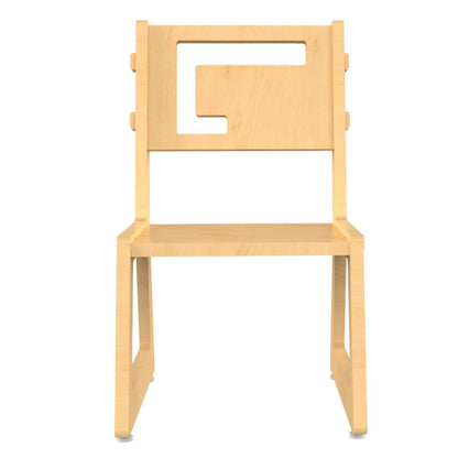 Blue Apple Childrens Wooden Chair | Verified Sustainable by Brown Living™