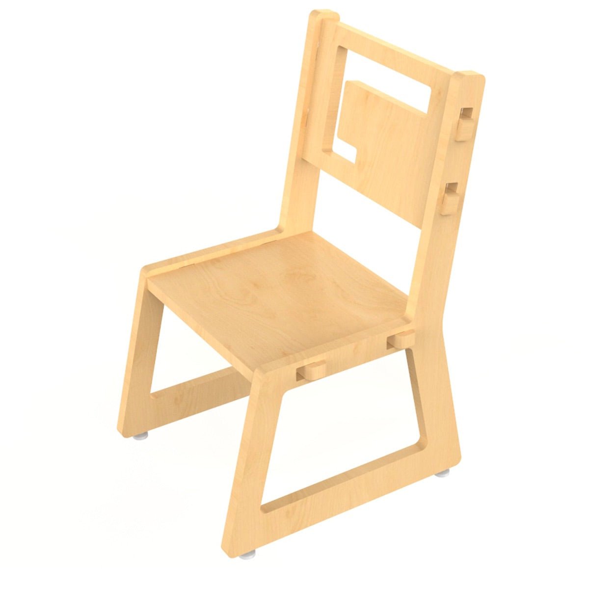 Blue Apple Childrens Wooden Chair | Verified Sustainable by Brown Living™