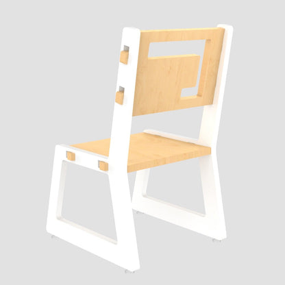 Blue Apple Childrens Wooden Chair | Verified Sustainable by Brown Living™