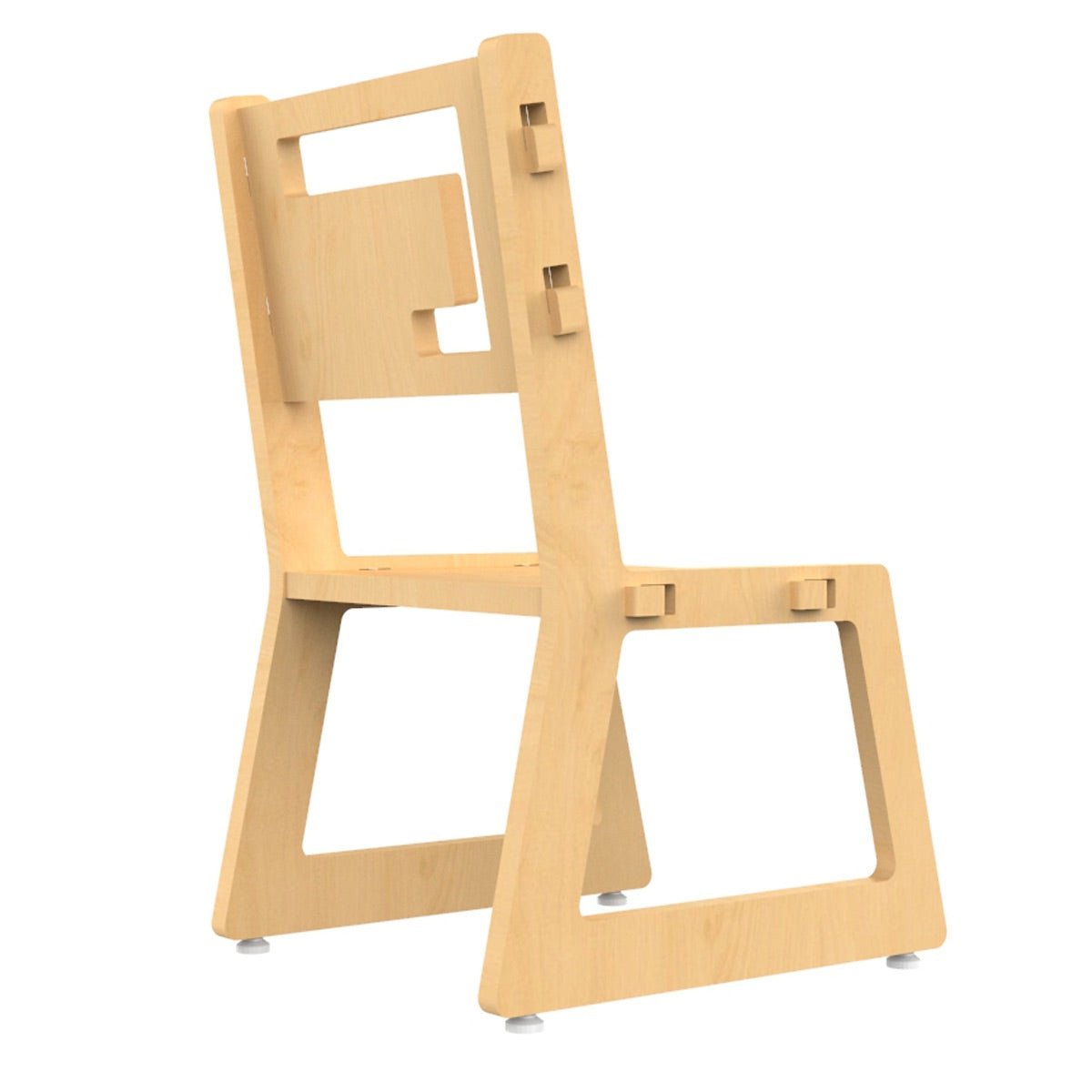 Blue Apple Childrens Wooden Chair | Verified Sustainable by Brown Living™