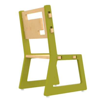 Blue Apple Childrens Wooden Chair | Verified Sustainable by Brown Living™