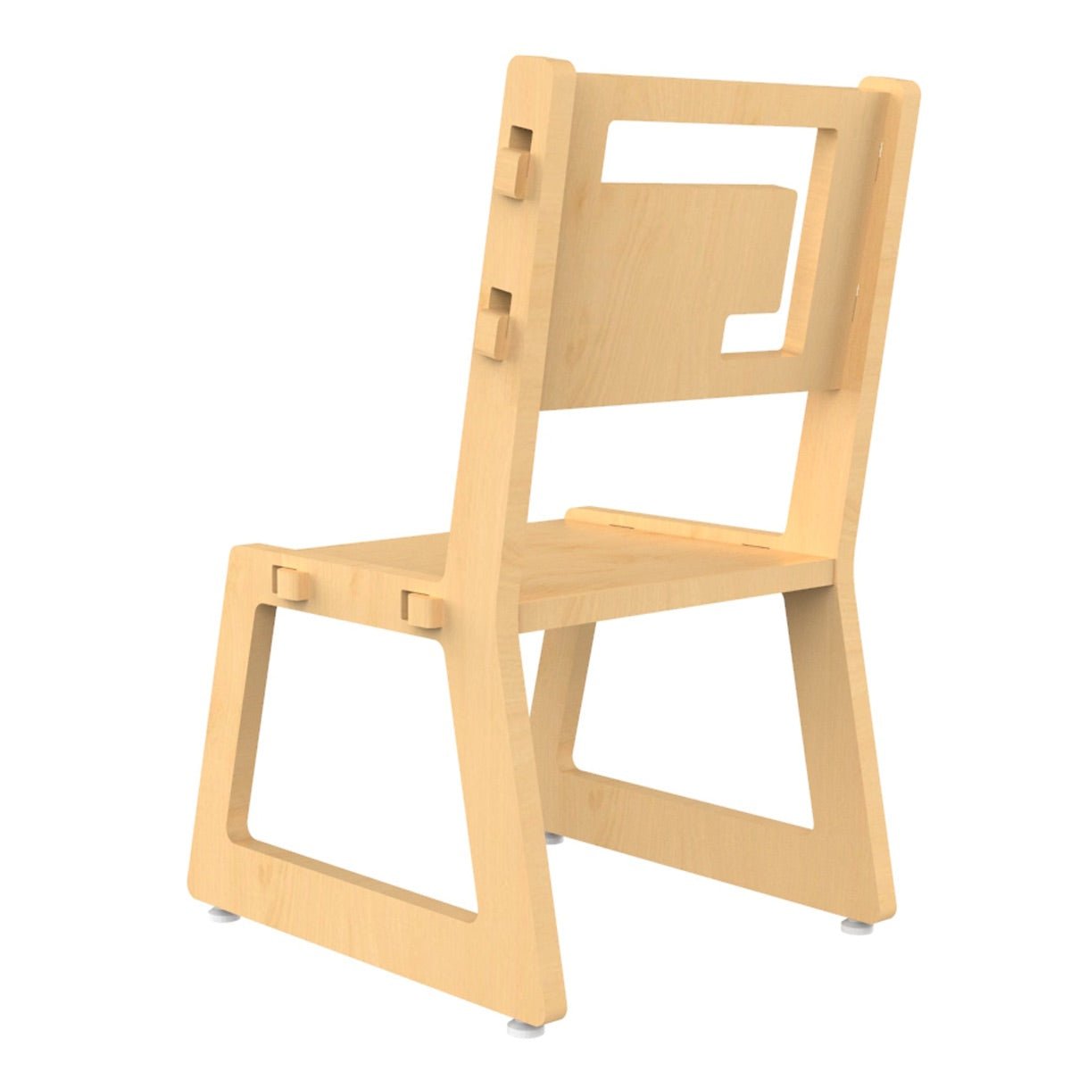 Blue Apple Childrens Wooden Chair | Verified Sustainable by Brown Living™