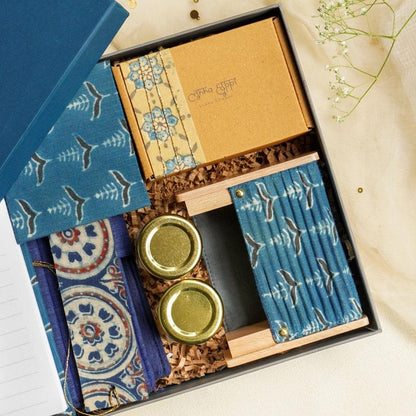 Blue Conscious Hamper for Him | Verified Sustainable by Brown Living™