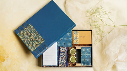 Blue Conscious Hamper for Him | Verified Sustainable by Brown Living™