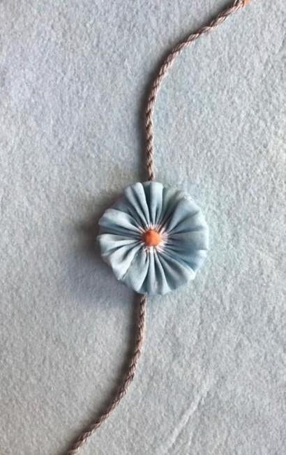 Buy Blue Daisy Rakhi | Shop Verified Sustainable Products on Brown Living