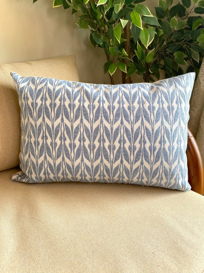 Blue Miraz Double Sided Cushion Cover - Pack of 2 | Verified Sustainable by Brown Living™