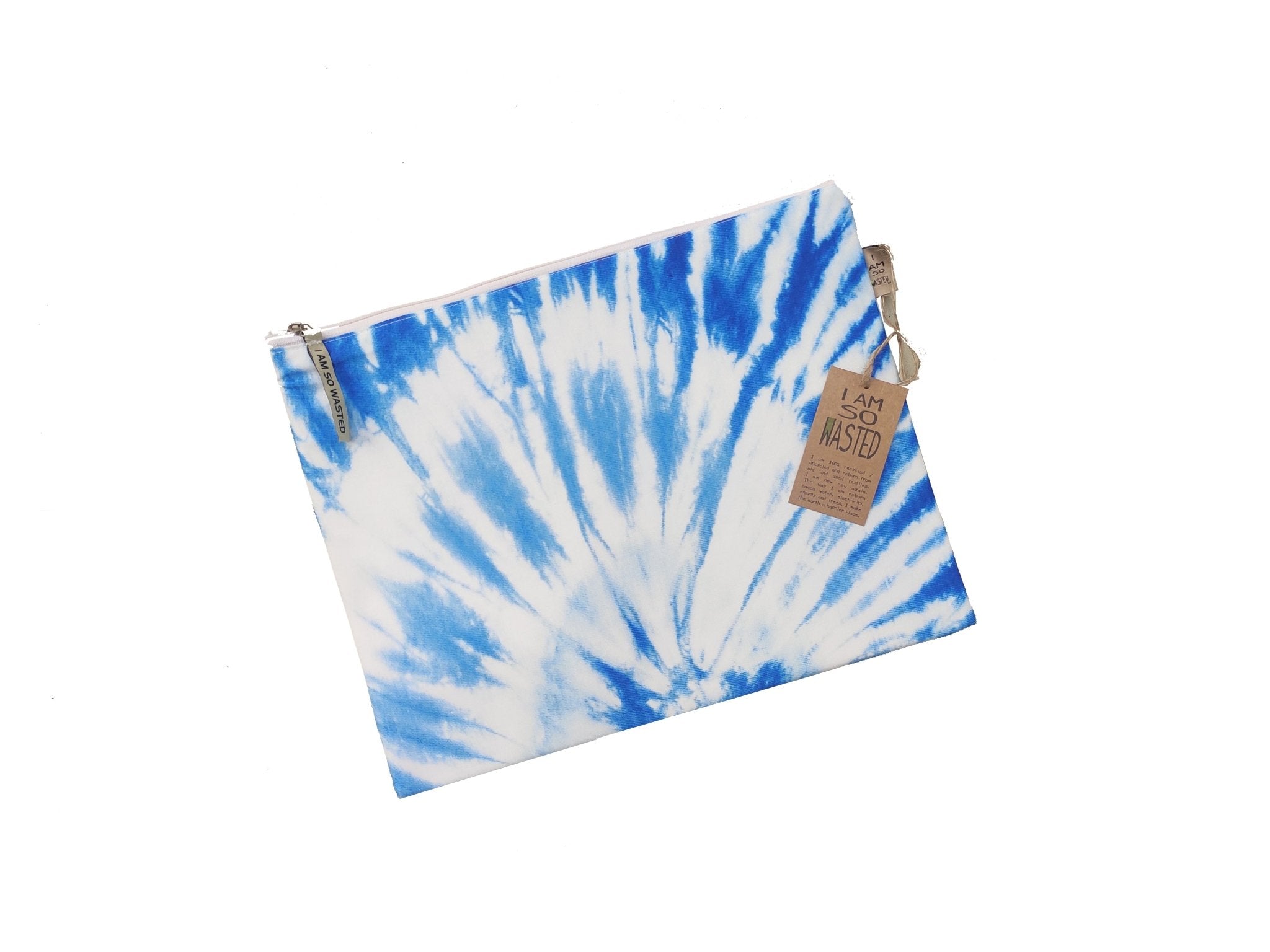 Blue Tie and Dye Laptop Sleeve | Verified Sustainable by Brown Living™