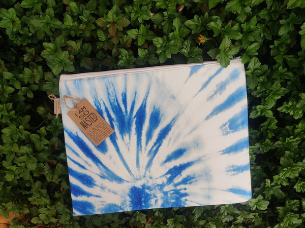 Blue Tie and Dye Laptop Sleeve | Verified Sustainable Laptop Sleeve on Brown Living™