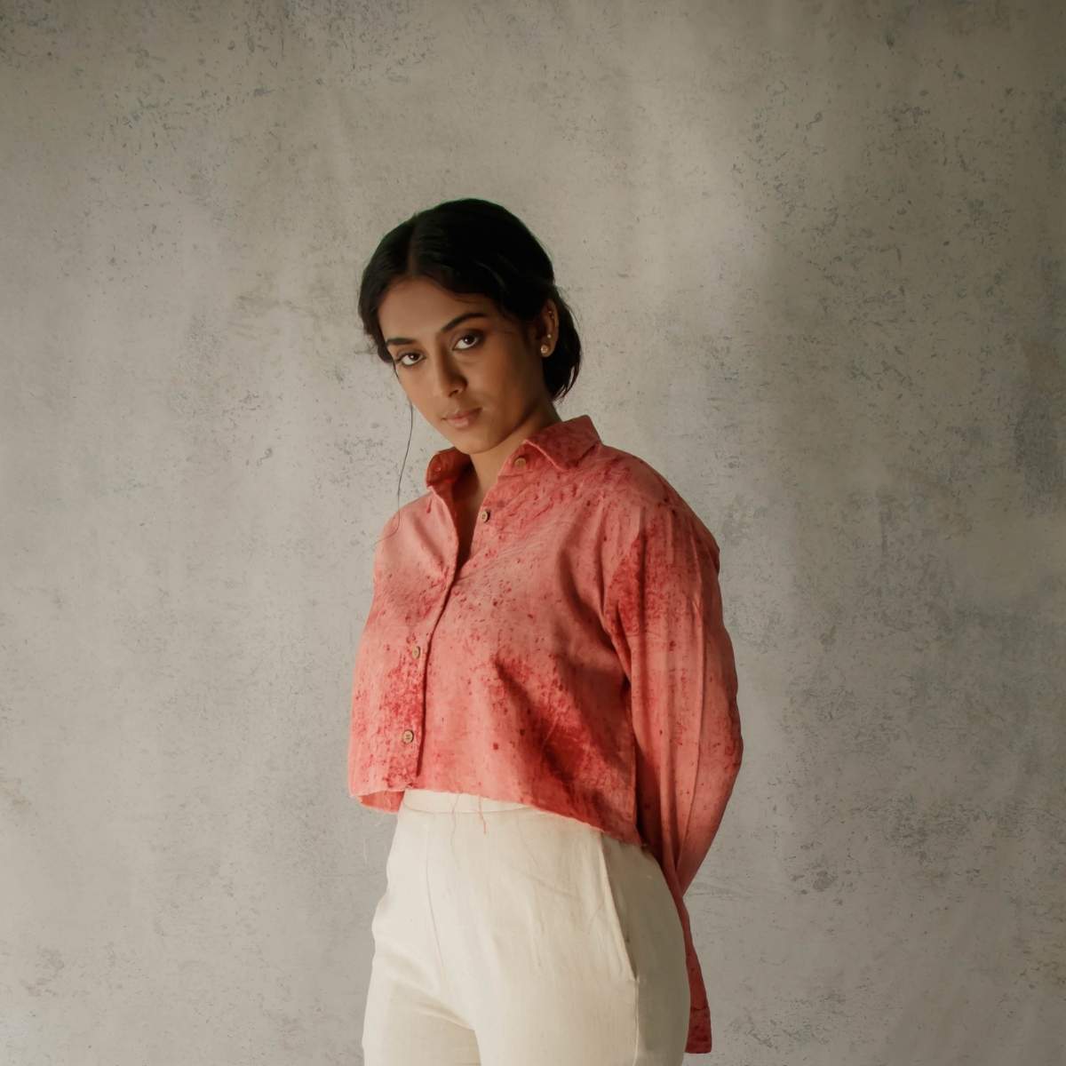 Blush | Crop Shirt | Verified Sustainable by Brown Living™