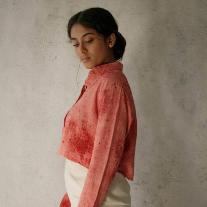 Blush | Crop Shirt | Verified Sustainable by Brown Living™