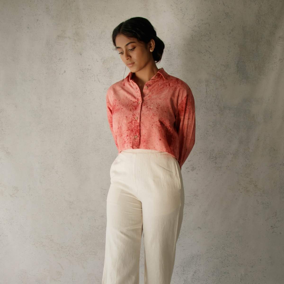 Blush | Crop Shirt | Verified Sustainable by Brown Living™