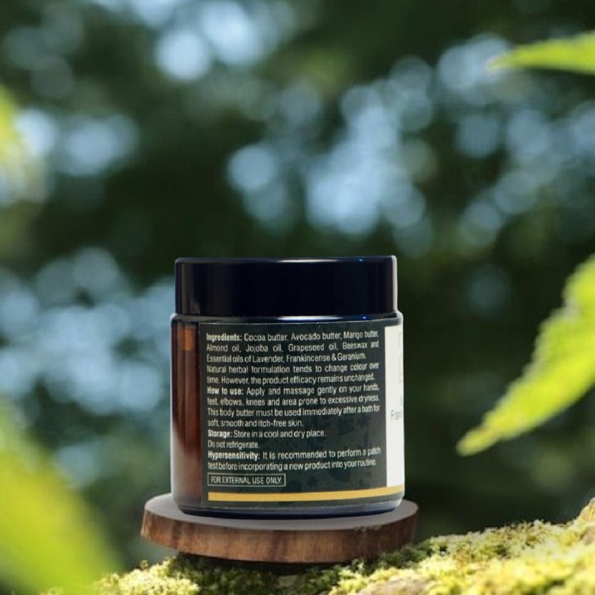 Body Butter with Frankincense & Geranium | Verified Sustainable by Brown Living™