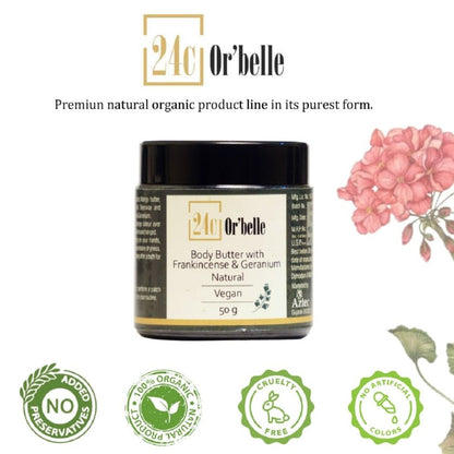 Body Butter with Frankincense & Geranium | Verified Sustainable by Brown Living™