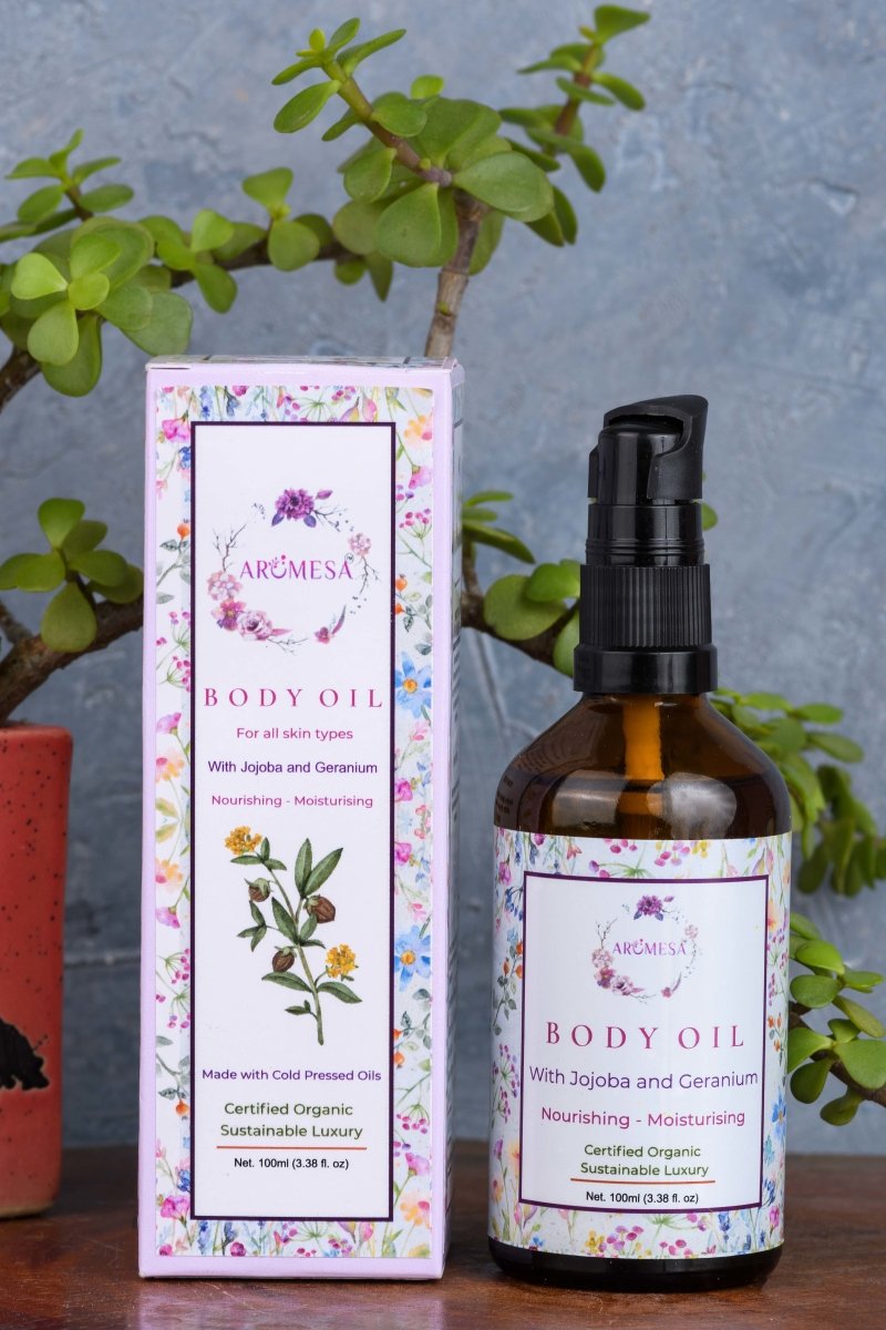 Body Oil | Hand - poured Cold - Pressed Oil | Verified Sustainable by Brown Living™