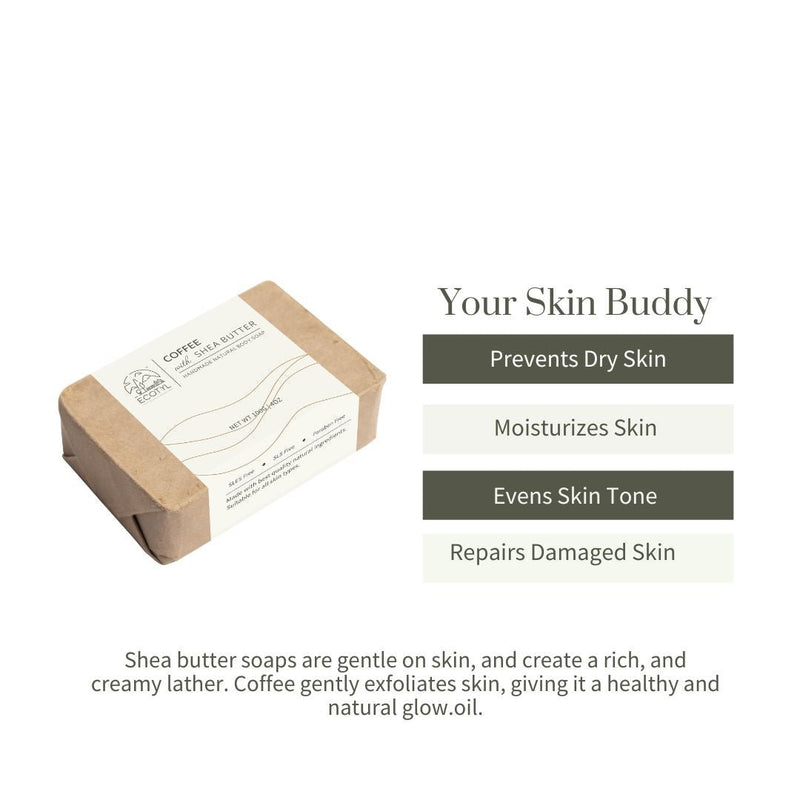 Buy Body Soap (Shea Butter - Coffee) | Shop Verified Sustainable Products on Brown Living