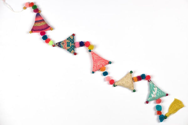 Buy Boho Triangle Decorative String | Shop Verified Sustainable Wall Decor on Brown Living™