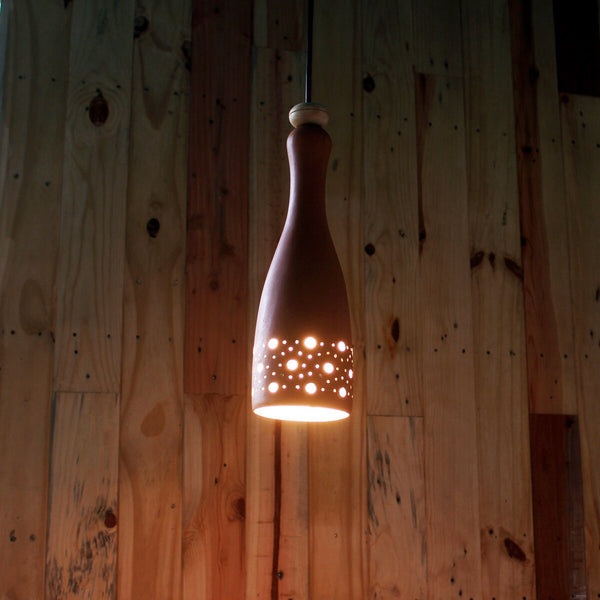 Buy Bot Handmade Terracotta Ceiling Light | Shop Verified Sustainable Products on Brown Living
