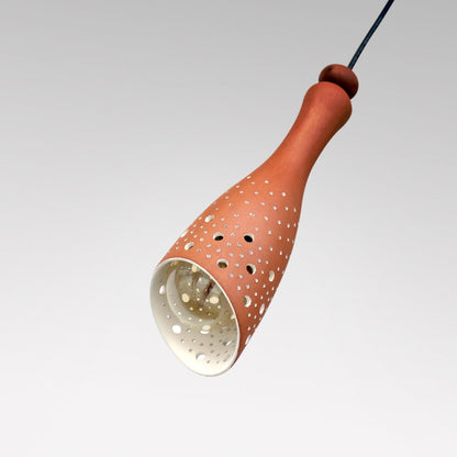 Bot Slice Handmade Terracotta Ceiling Light | Verified Sustainable by Brown Living™