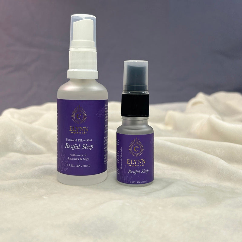 Botanical Pillow Spray Restful Sleep- 10ml | Verified Sustainable Candles & Fragrances on Brown Living™