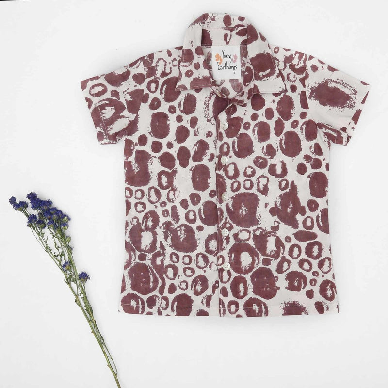 Buy Boys Donald Shirt - Berry Purple | Shop Verified Sustainable Products on Brown Living