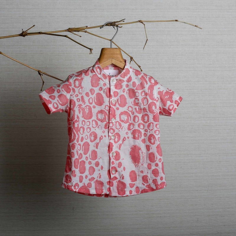 Buy Boys Donald Shirt - Blossom Pink | Shop Verified Sustainable Kids Shirts on Brown Living™