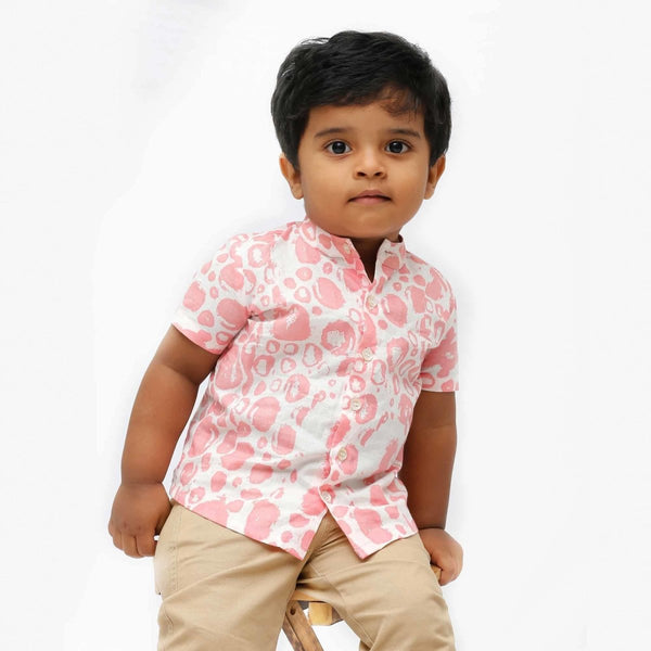 Buy Boys Donald Shirt - Blossom Pink | Shop Verified Sustainable Kids Shirts on Brown Living™