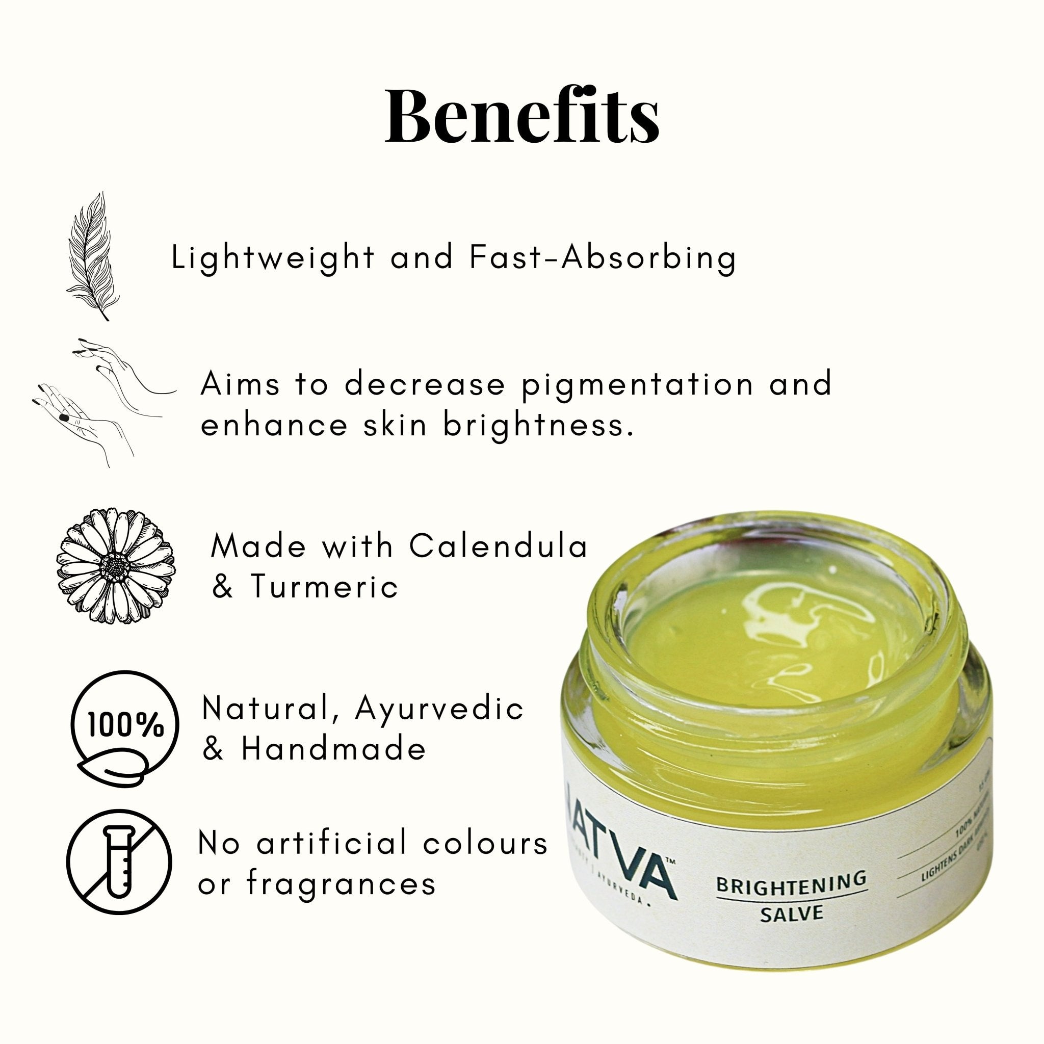 Brightening Salve with Wild Turmeric and Pure Calendula | Verified Sustainable by Brown Living™