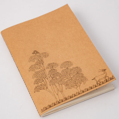 Handmade Paper Diary Art Journal – Notebooks & Notepads on Brown Living™. SKU: D001. Img 1.