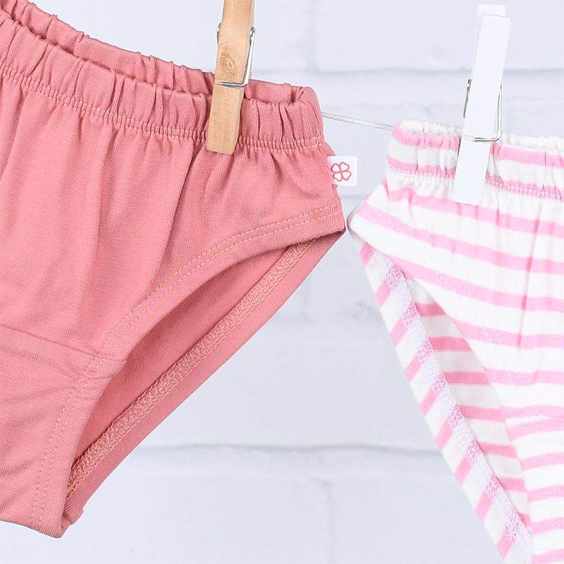 Buy Bubblegum Pink Girls Panties - Pack of 3 | Shop Verified Sustainable Products on Brown Living