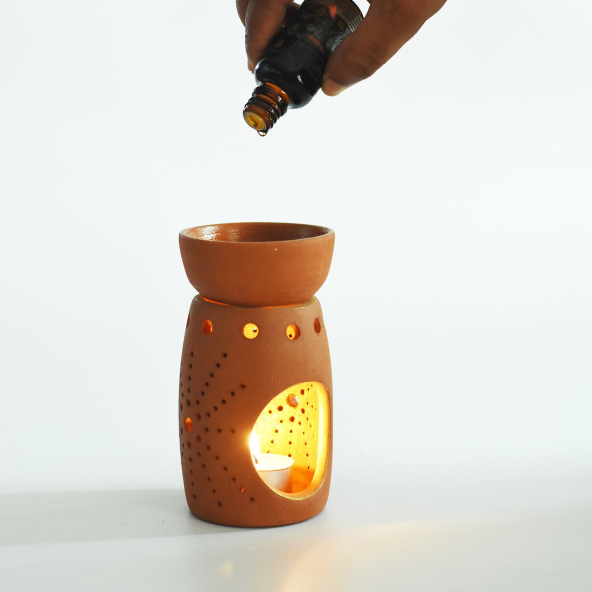 Bud4 Handmade Diffuser with Free Soywax Tealight Candles | Verified Sustainable by Brown Living™