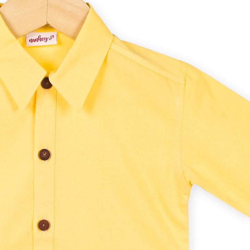 Buy Bumblebee Formal Shirt for Boys | Kids clothing | Shop Verified Sustainable Products on Brown Living