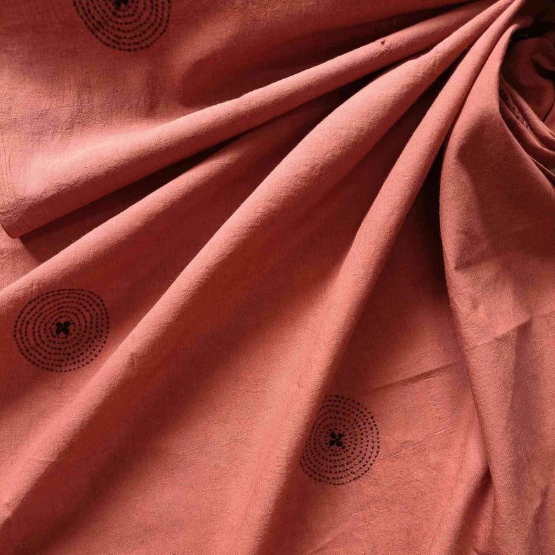 Buy Burnt Orange Hand-embroidered Stole | Shop Verified Sustainable Products on Brown Living