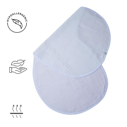 Burp Cloth For Mom | Herbally Dyed Organic Cotton Muslin | Verified Sustainable by Brown Living™