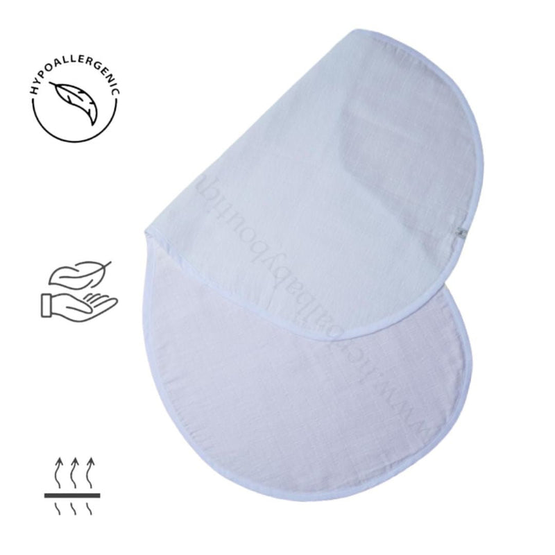 Buy Burp Cloth For Mom | Herbally Dyed Organic Cotton Muslin | Shop Verified Sustainable Baby Bibs & Hanky on Brown Living™